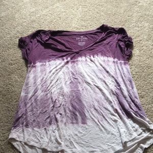 American eagle purple ombré top